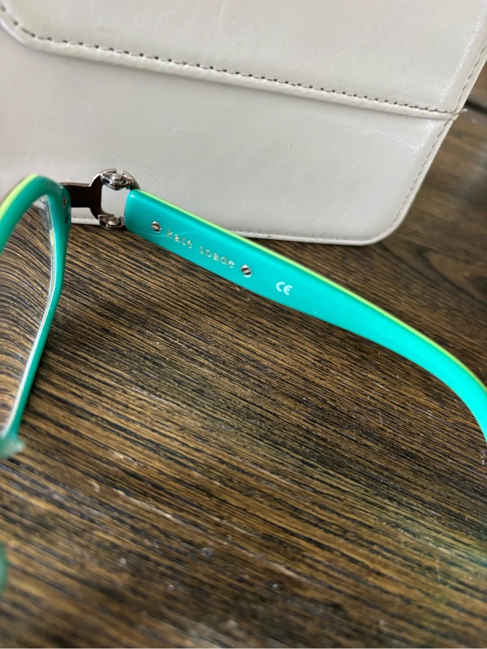 Kate Spade Green Front Brown Temples Cat-Eye frames